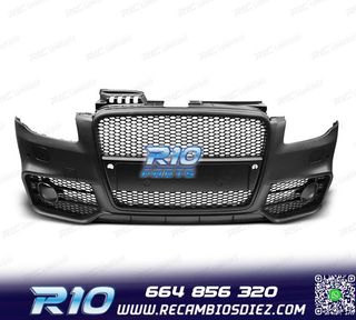 PARAGOLPES DELANTERO AUDI A4 04-07 LOOK RS4 NEGRO
