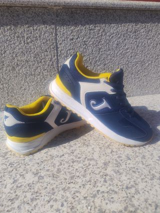 Zapatillas Joma Azul y Amarillo 38 sin estrenar