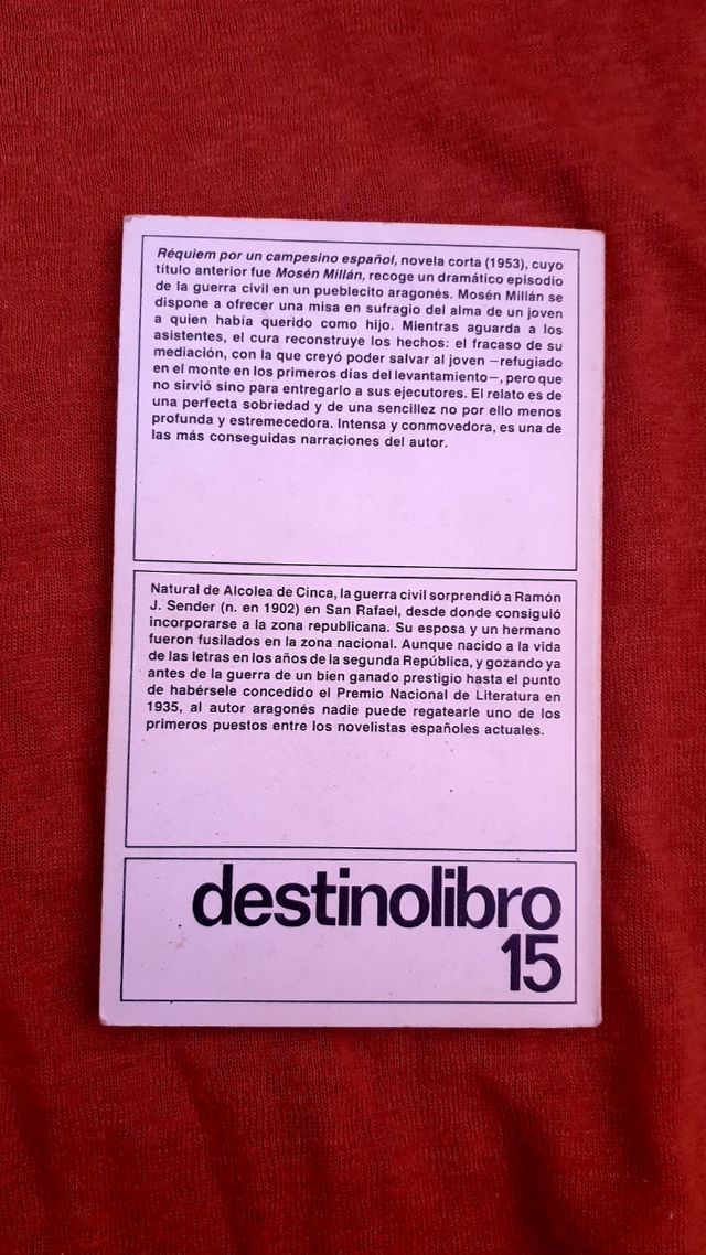 Requiem por un campesino espanol (Coleccibon De...