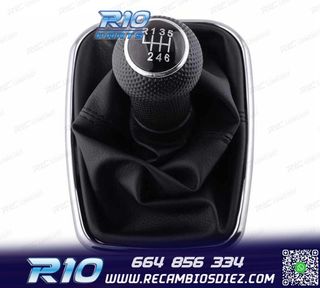 POMO 6 MARCHAS CON FUNDA PARA VOLKSWAGEN VW PASSAT B5 CROMAD