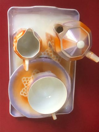 Juego de té porcelana vintage