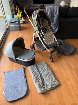 Cochecito UPPAbaby Cruz (sacos incluidos y extras)