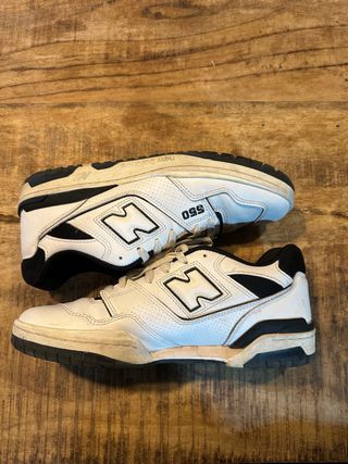 New Balance 550 Zapatillas Blancas y Negras