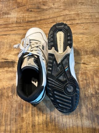 New Balance 550 Zapatillas Blancas y Negras