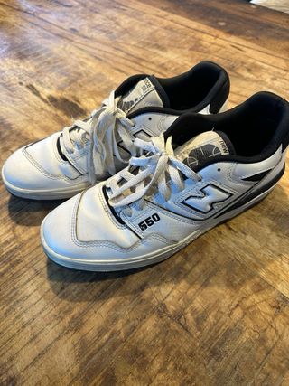 New Balance 550 Zapatillas Blancas y Negras