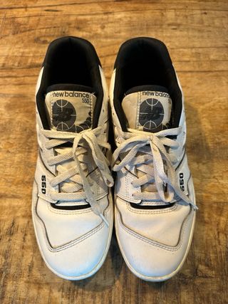 New Balance 550 Zapatillas Blancas y Negras