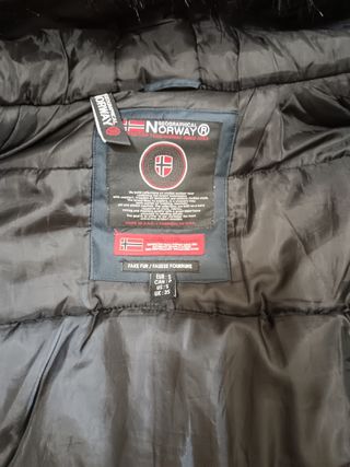 Abrigo Norway Talla S Negro