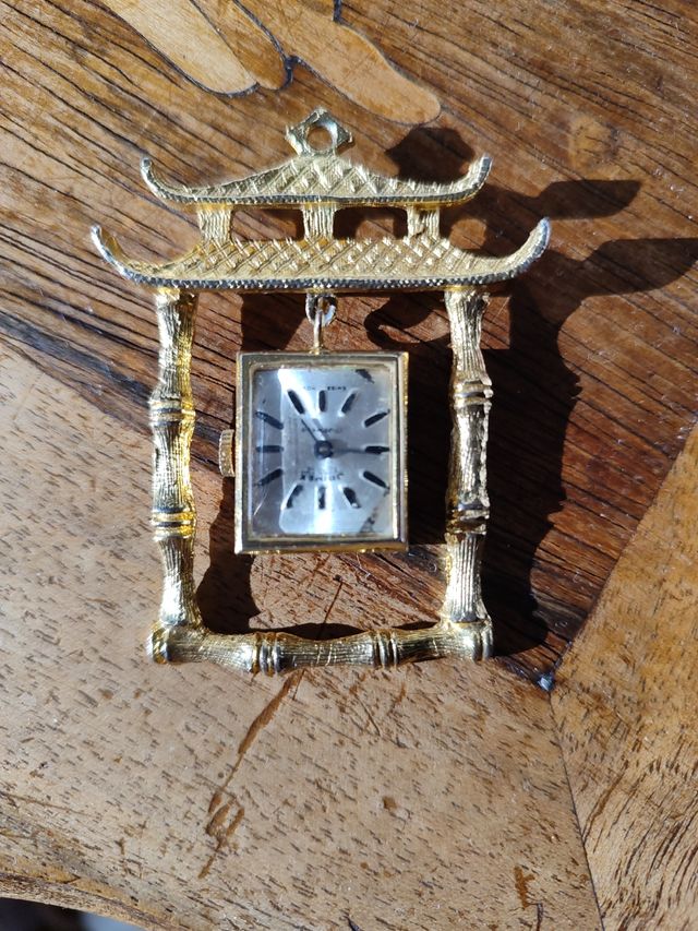 Colgante Reloj ORIMEX Dorado