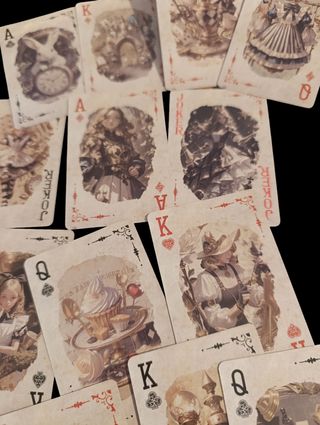 Mazzo Carte Alice Stile Vintage 52 Carte