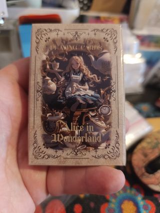 Mazzo Carte Alice Stile Vintage 52 Carte