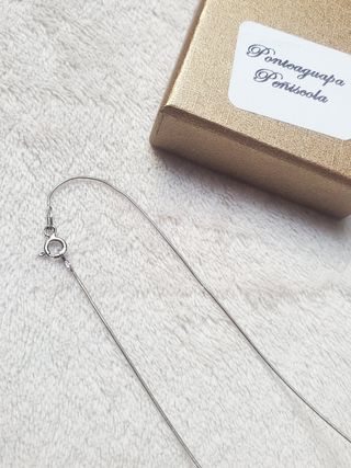 Cadena Ponteguapa plata925 NUEVA 
