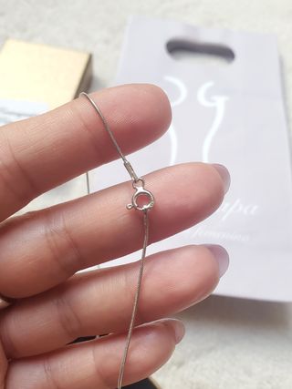 Cadena Ponteguapa plata925 NUEVA 