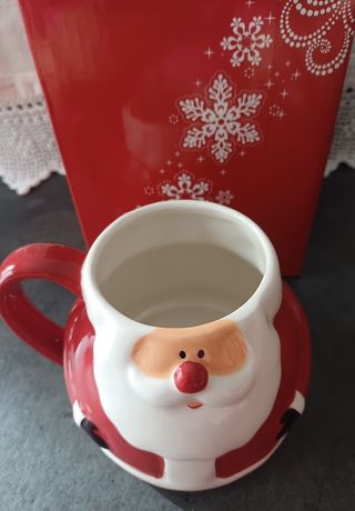 Tazza Babbo Natale con spargi cacao