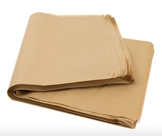Lote papel seda Kraft, fino envolver, costura.