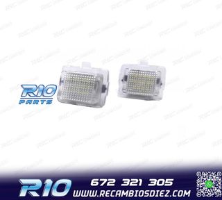 LUCES MATRÍCULA LED PARA MERCEDES CLASE C W204 08-14