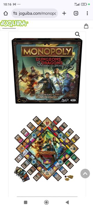 Monopoly Dungeons & Dragons: Reinos Olvidados
