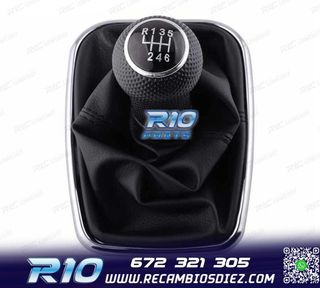 POMO 6 MARCHAS CON FUNDA PARA VOLKSWAGEN VW PASSAT B5 CROMAD