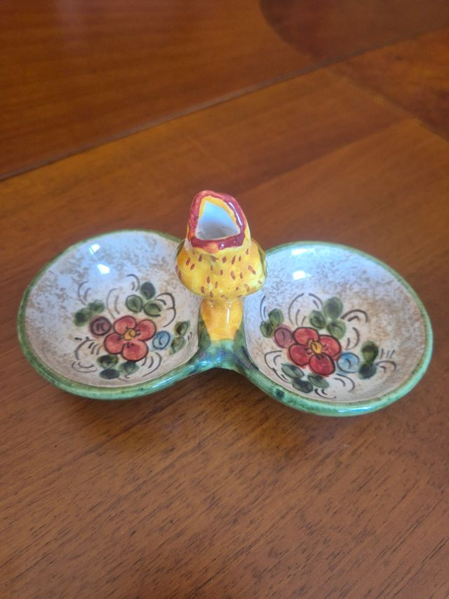 Saliera Deruta in Ceramica