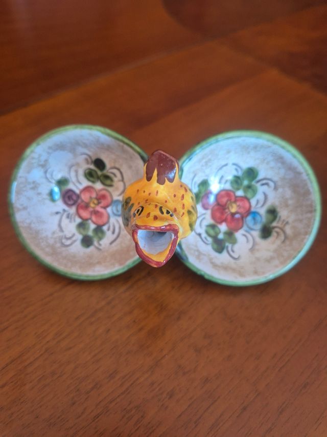 Saliera Deruta in Ceramica