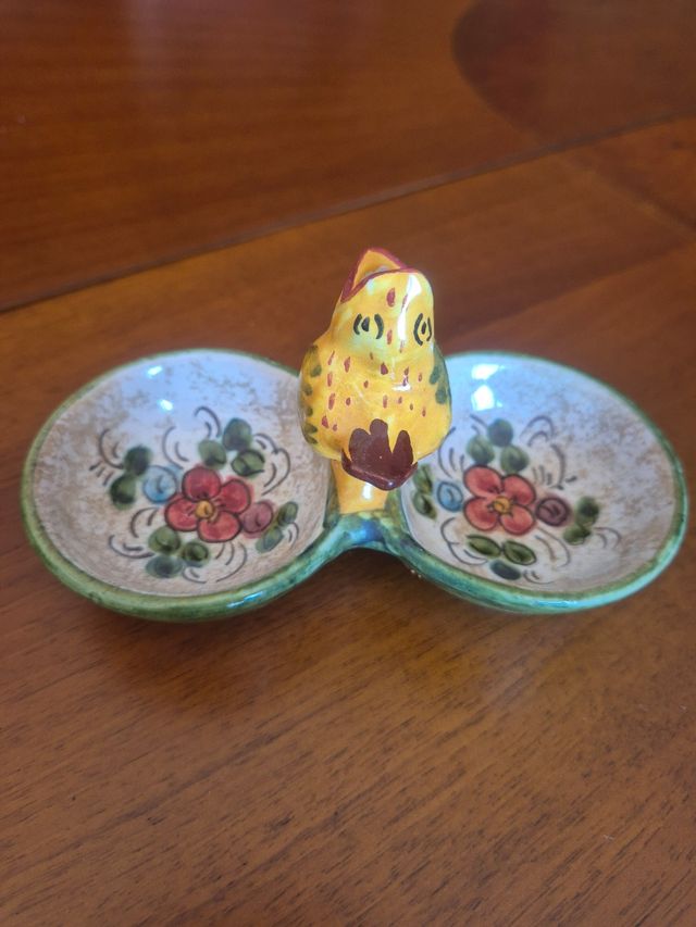 Saliera Deruta in Ceramica