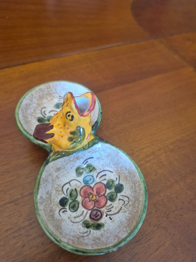 Saliera Deruta in Ceramica