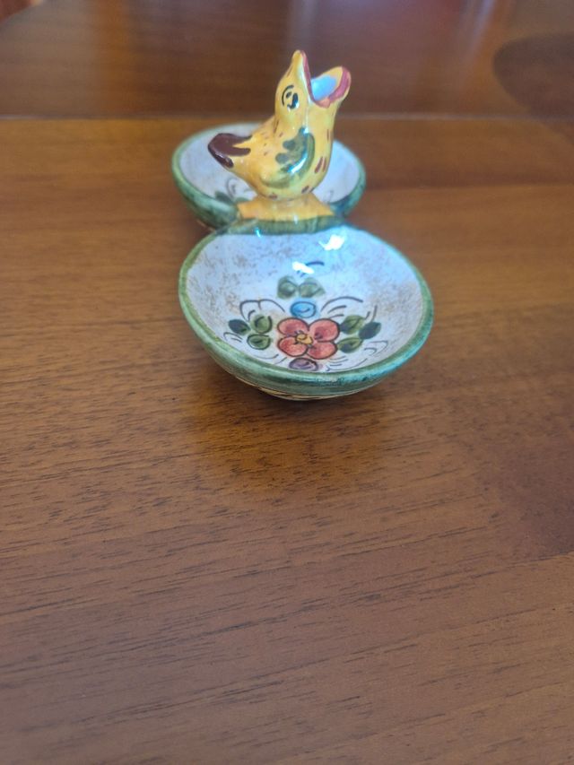 Saliera Deruta in Ceramica