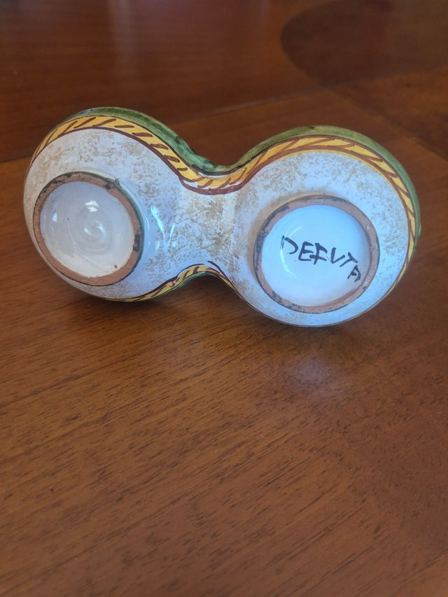 Saliera Deruta in Ceramica