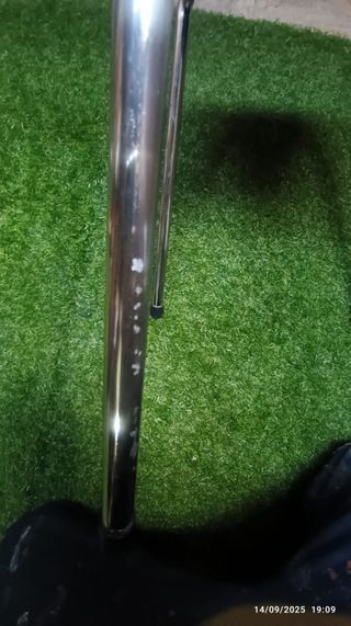 Sgabello vintage arancione anni 60/70