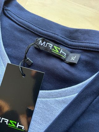 NUEVA Camiseta azul manga larga MRSH XL