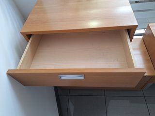 3 Cajoneras de Madera y Metal