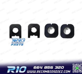 KIT 4 SOPORTES 30MM PDC BMW E60 04- PARAGOLPES TRASERO LOO