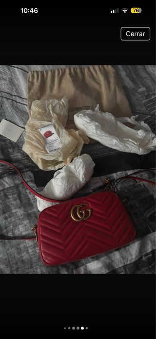 Borsa Gucci Marmont rossa NUOVA