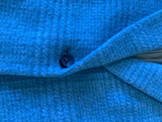 Abrigo oversize Guess cuadros azul claro