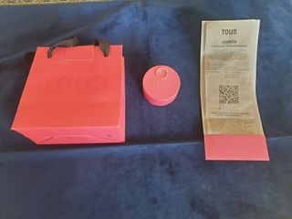 Anillo Tous Oro Blanco Diamantes Oso Fancy.