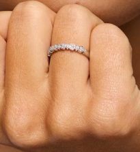 Anillo Tous Oro Blanco Diamantes Oso Fancy.