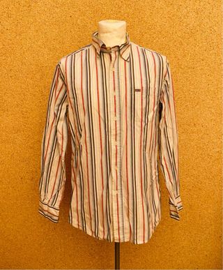 Camisa Napapijri Hombre Rayas Multicolor