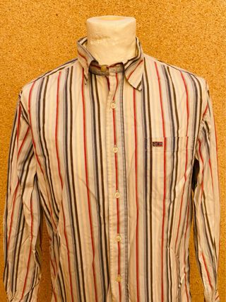 Camisa Napapijri Hombre Rayas Multicolor