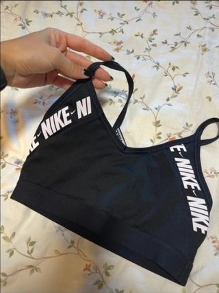 Sujetador deportivo Nike negro talla S