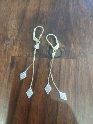 Pendientes Oro 18k con Diamantes