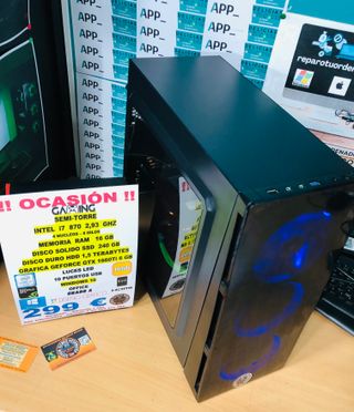 GAMING/DISEÑO GRÀFICO i7 16GB SSD 240GB