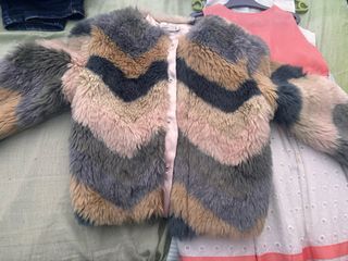 Chaqueta de pelo niña
