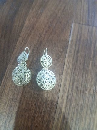 Pendientes de oro 18k