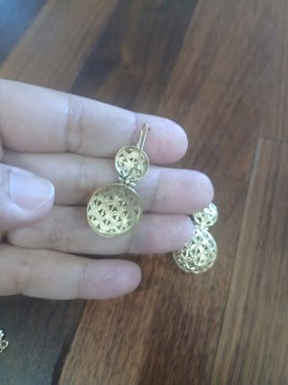 Pendientes de oro 18k