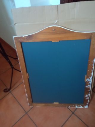 Espejo Marco Madera y Cristal