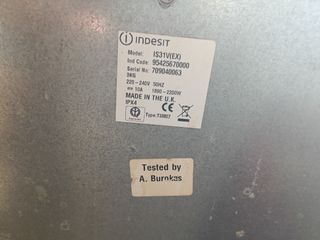 Secadora Indesit pequeña