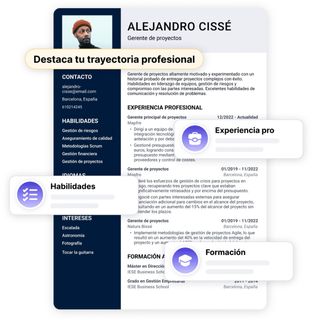 Diseño CV Profesional
currículum