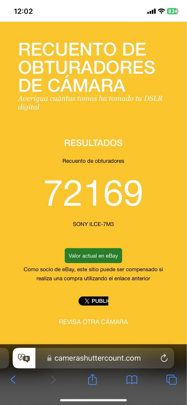 Sony Alpha 7 III Cámara