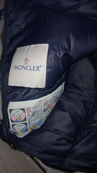 Saco bebé Moncler azul