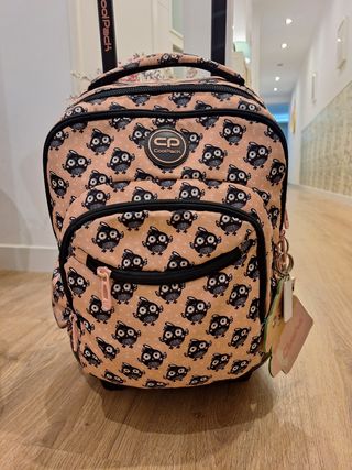 Mochila Coolpack infantil con estampado de búhos