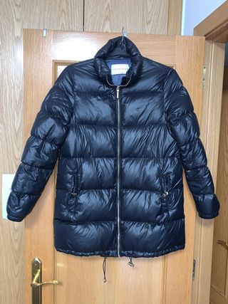 Abrigo señora Plumas Ligero Azul Marino Talla 42